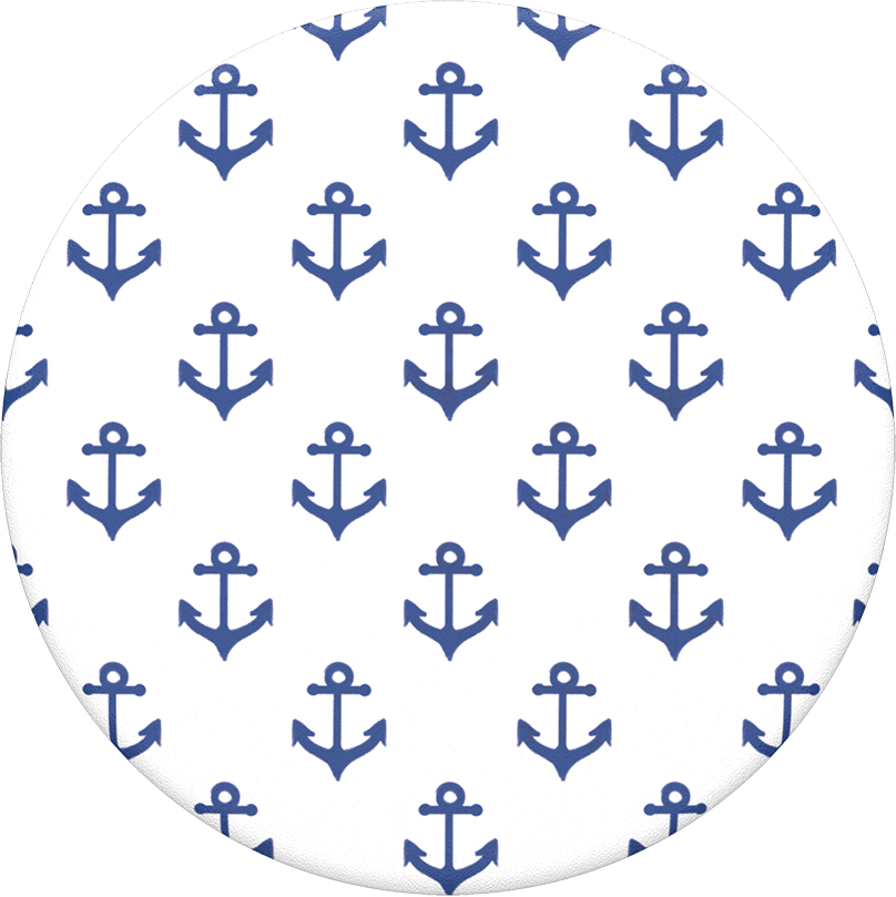 PopSockets PopSockets 800970 soporte Mango Azul, Blanco