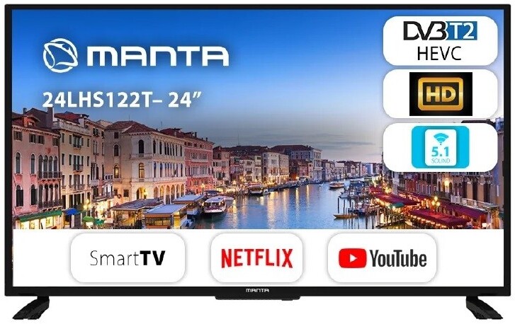 Manta Led manta 24 24lhs122t smart tv hd ready dvb-t2