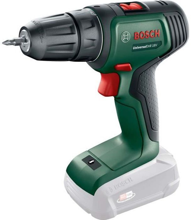 Bosch Home And garden universaldrill taladro y atornillador batería 18 v sin sistema de en caja cartó 18v