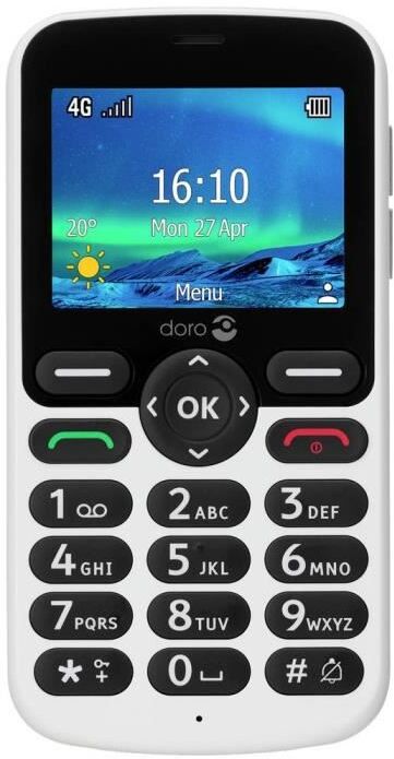 Doro 5860 4g mayores con teclas parlantes sos y base de carga española