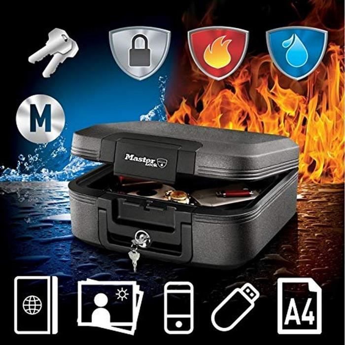 Comprar Master Lock Caja fuerte mediana resistente al fuego y al