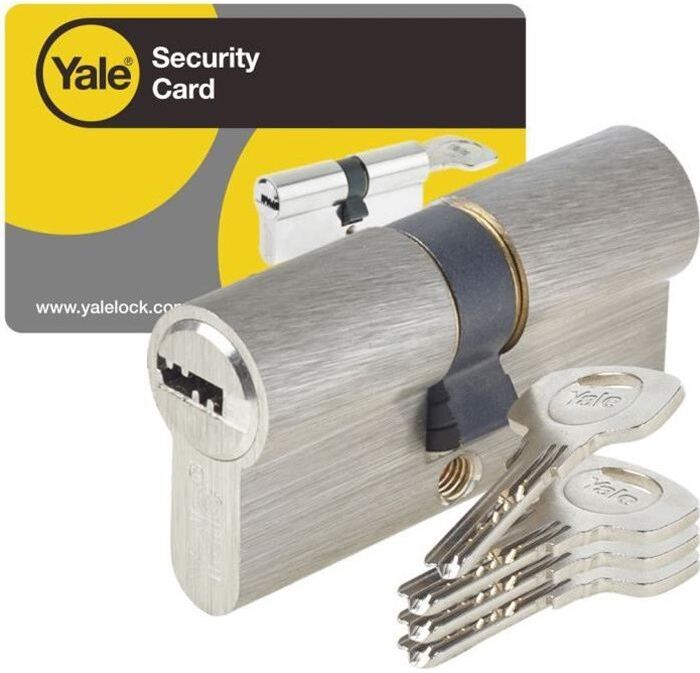 Yale Cilindro YALE Serie 1000+ desmontable 40x40 mm niq