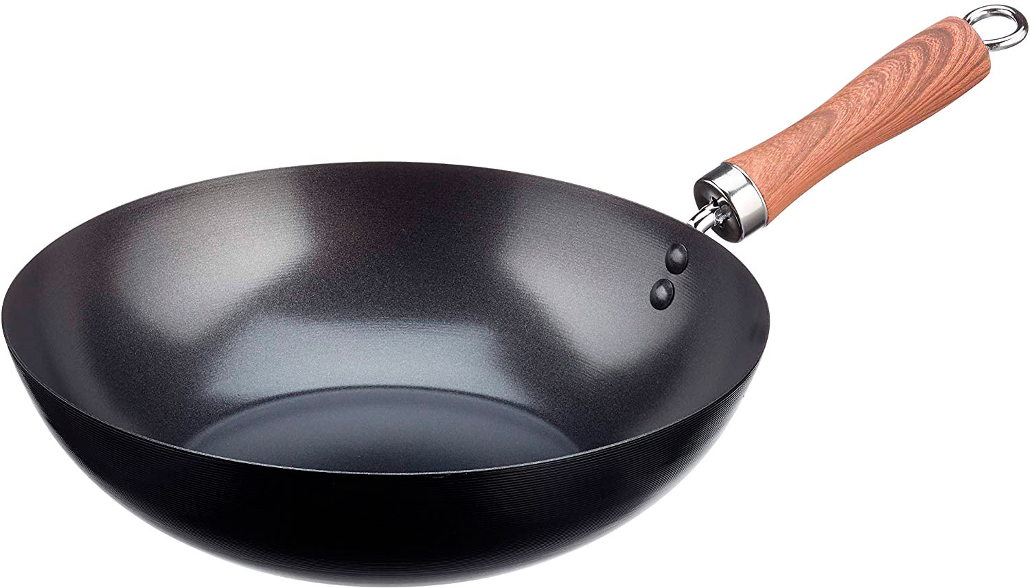 Wecook Carbono Wok 20 cm antiadherente quantanium 3 capas sin pfoa acero al 20cm