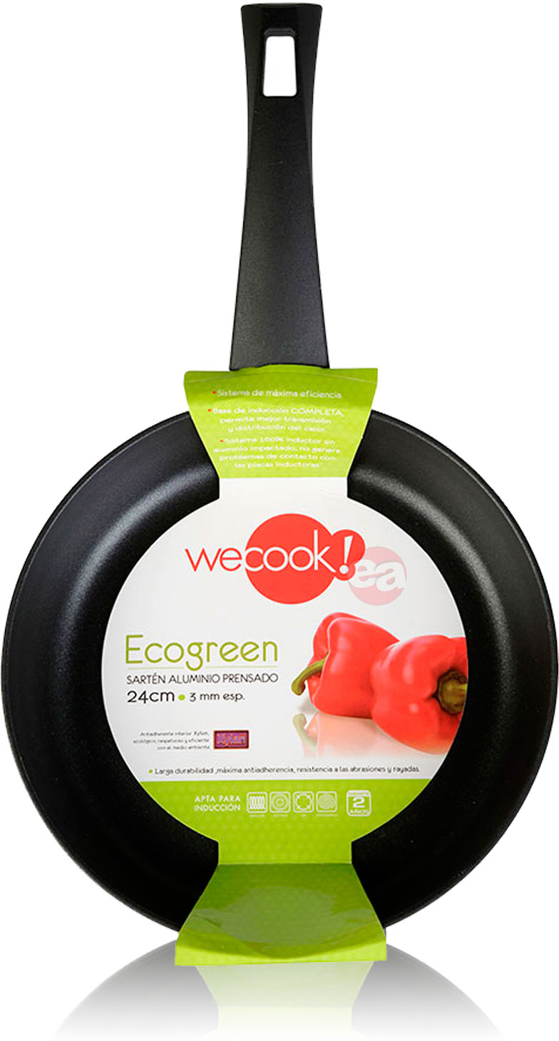 WECOOK Wecook Ecogreen Sartén Inducción 24cm, Antiadheren