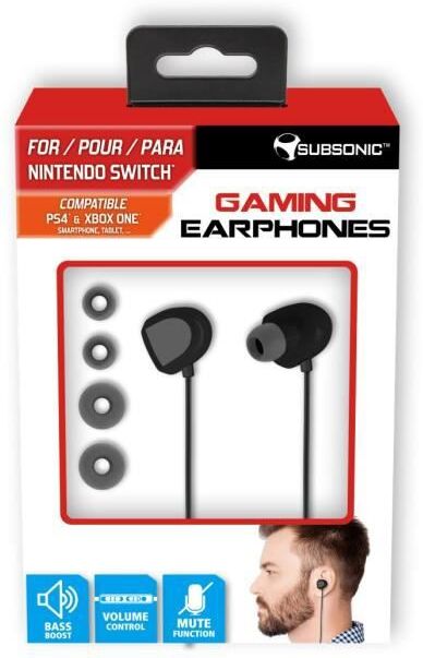 SUBSONIC Auriculares de juego y chat para Switch