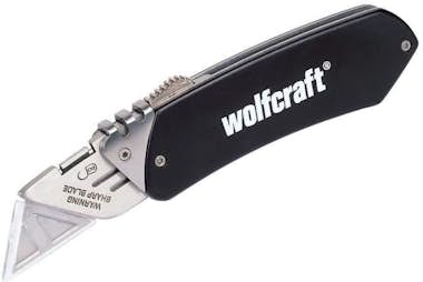 wolfcraft WOLFCRAFT - 1 Cuchillo de ocio de aluminio con hoj