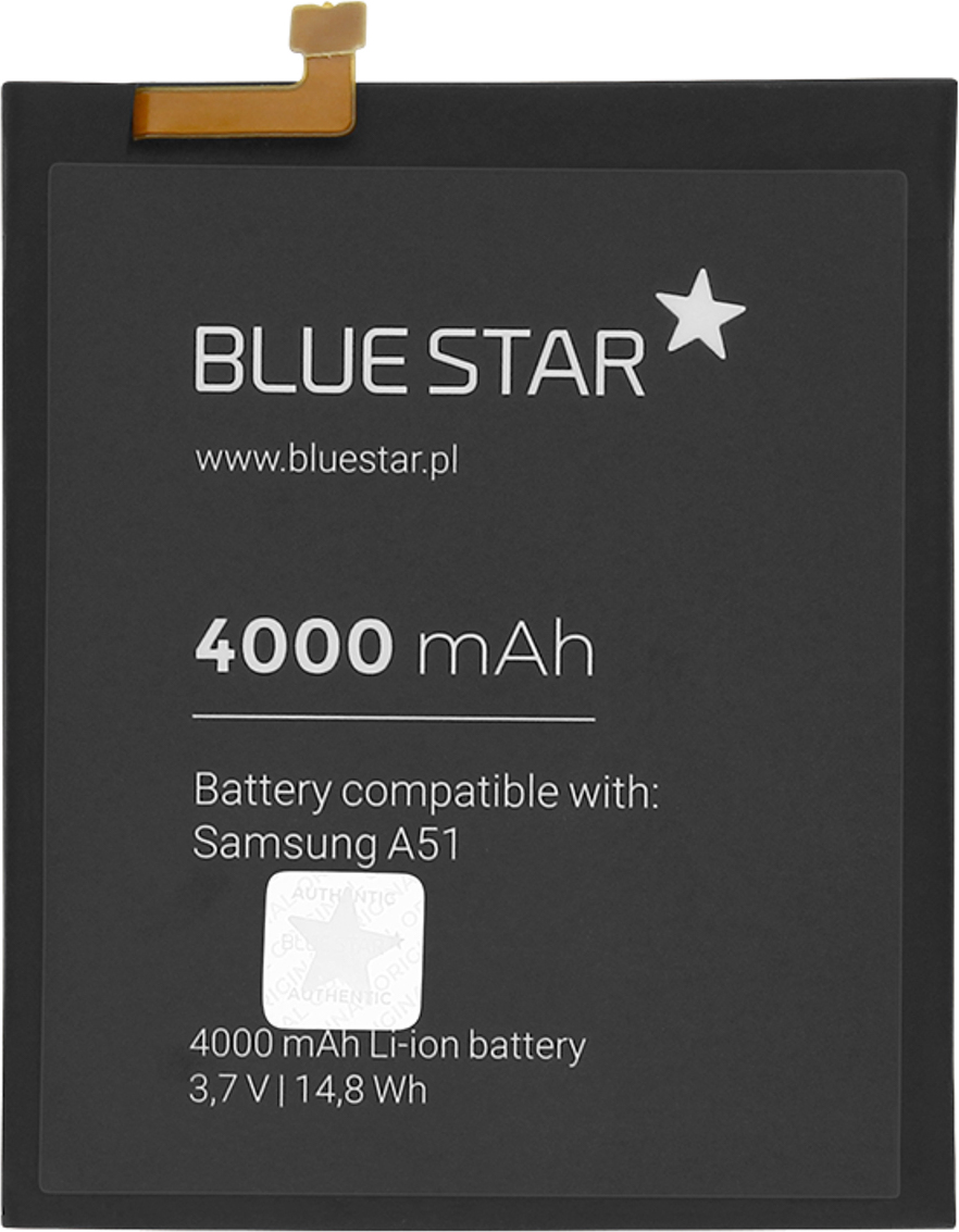 Blue Star Batería de repuesto Samsung Galaxy A51 4000mAh Li-