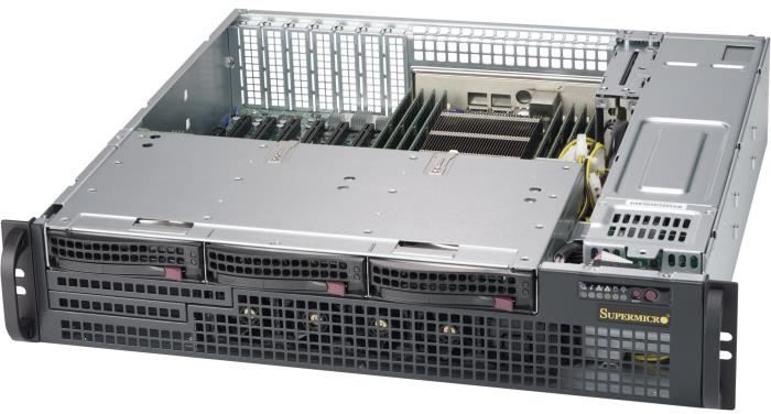 Supermicro CSE-825MBTQC-R802LPB, Bastidor, Servidor, ATX,EATX