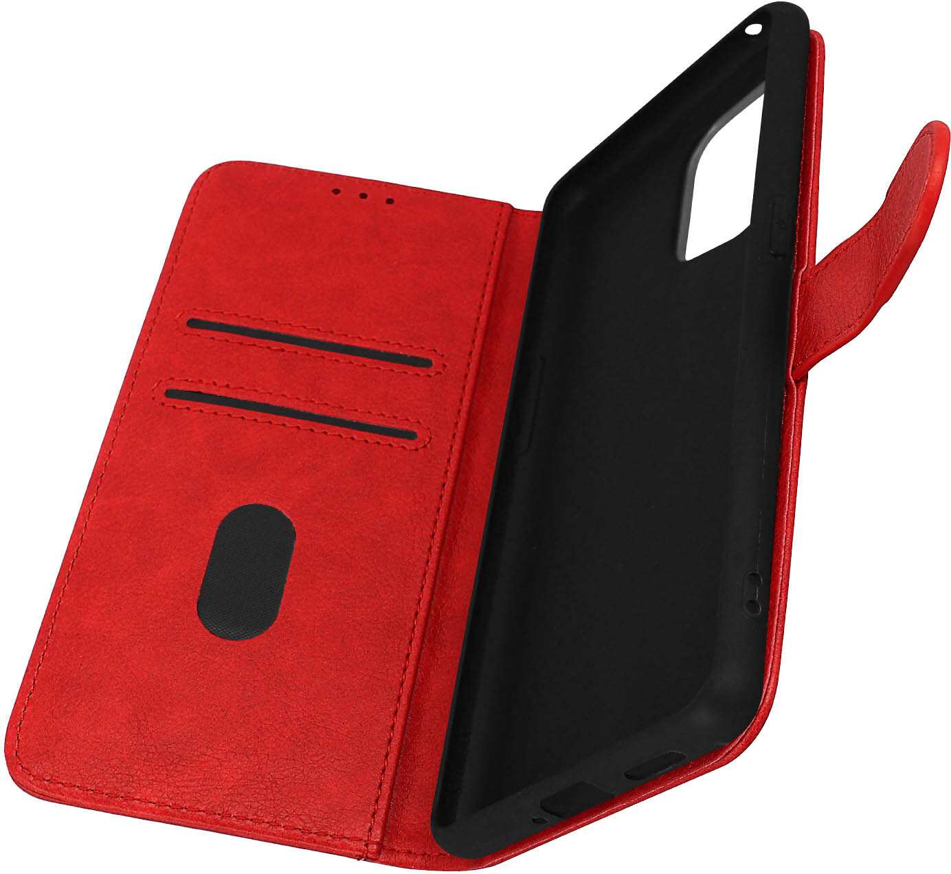 Avizar Funda Oppo Find X5 Tarjetero Soporte Vídeo rojo