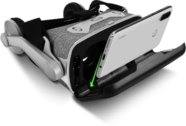 Avizar Gafas RV Smartphone Inmersión Audio Jack 3.5mm Cor