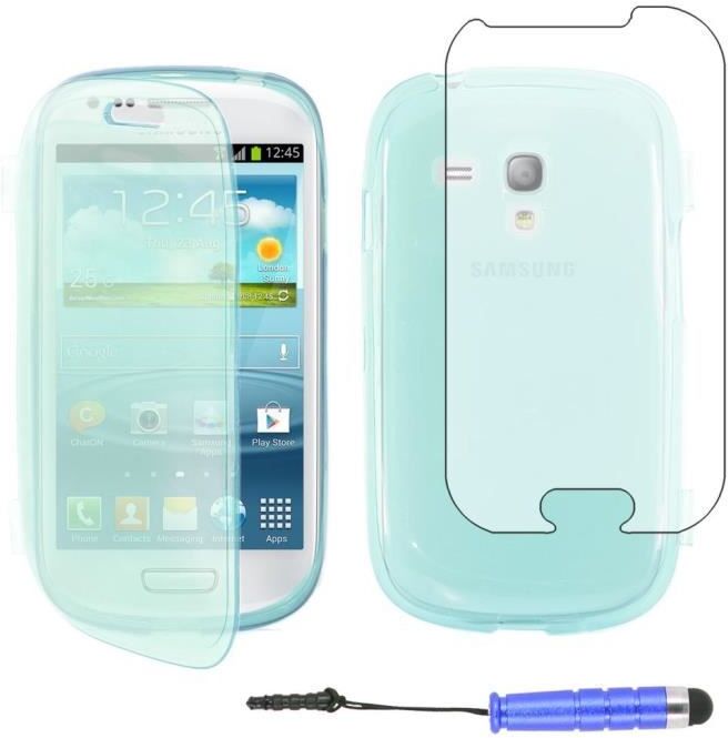 ebestStar ® Samsung Galaxy S3 Mini Wallet Case, Azul + Mini
