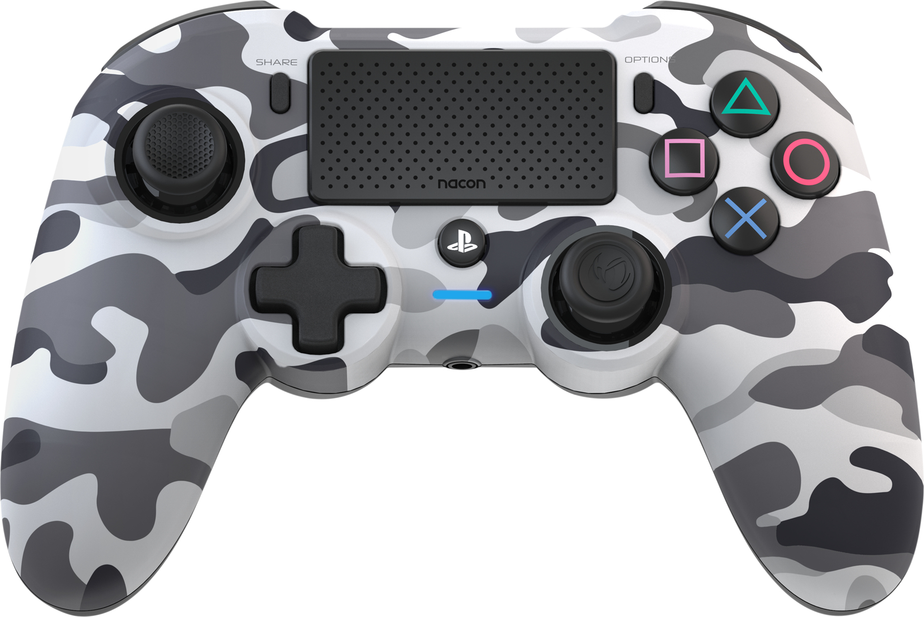 NACON NACON Asymmetric Camuflaje, Gris Bluetooth Gamepad