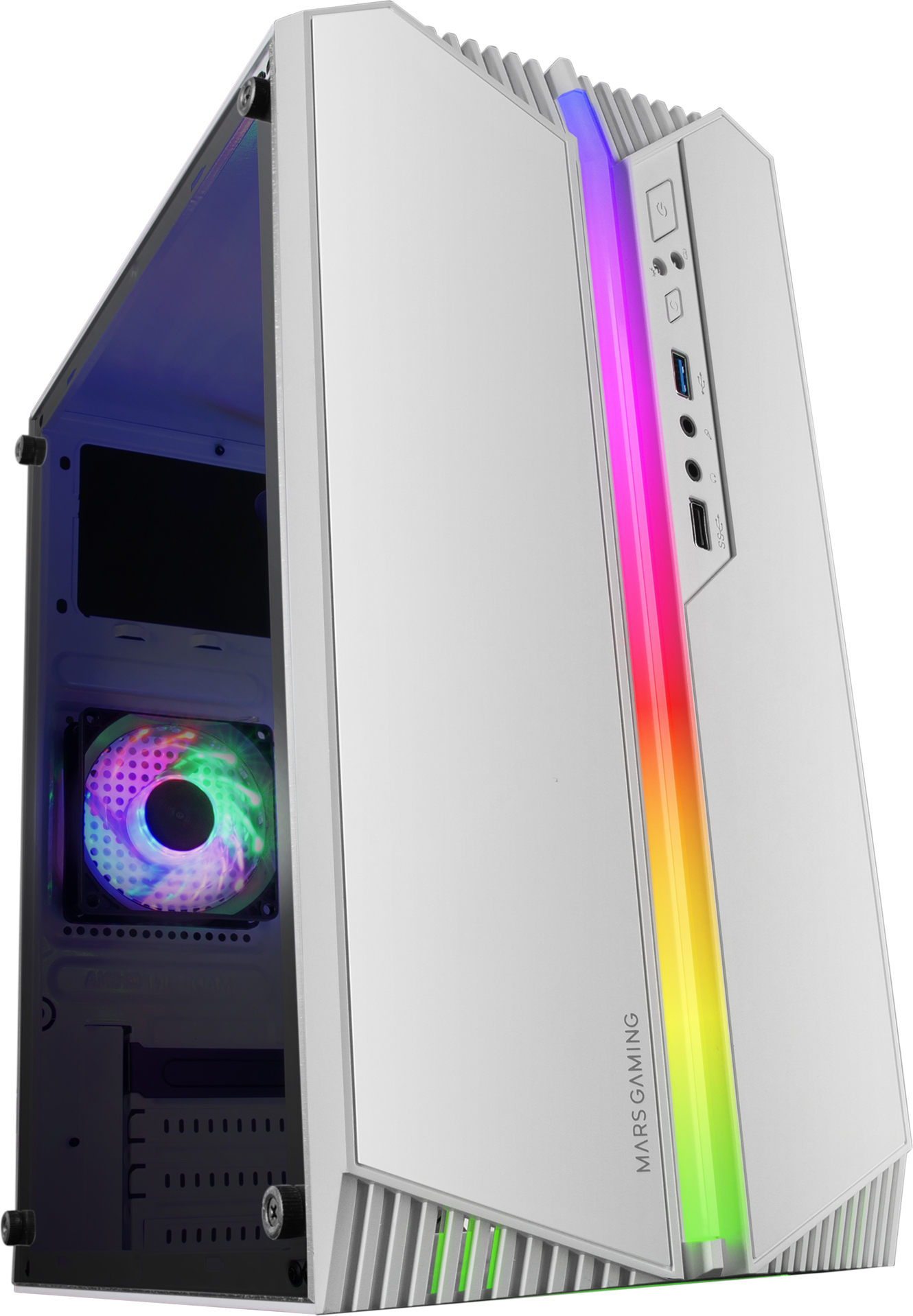 Mars Gaming Mars Gaming MC-S1 Blanco Caja PC Compacta Gaming M