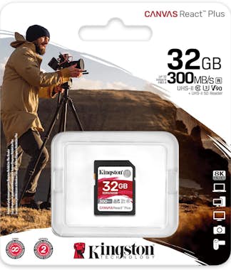 Kingston Kingston Technology Canvas React Plus 32 GB SD UHS
