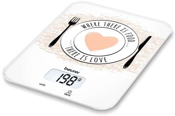 Beurer Báscula de cocina BEURER KS 19 Love - Blanco