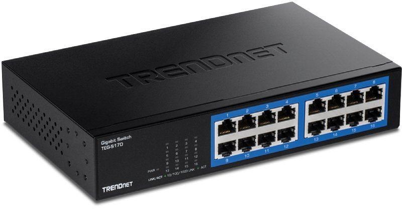 Trendnet Switch TRENDnet TEG-S17D 16 Puertos/ RJ-45 Gigabit