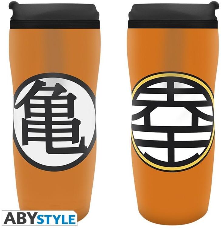 Abystyle Dragon Ball taza de viaje dbzkame abysse corp logo