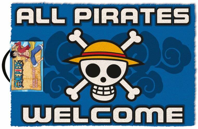 Pyramid International Felpudo pyramid one piece all pirates welcome