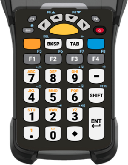 Zebra Zebra KYPD-MC9329NMR-01 teclado para móvil Negro,