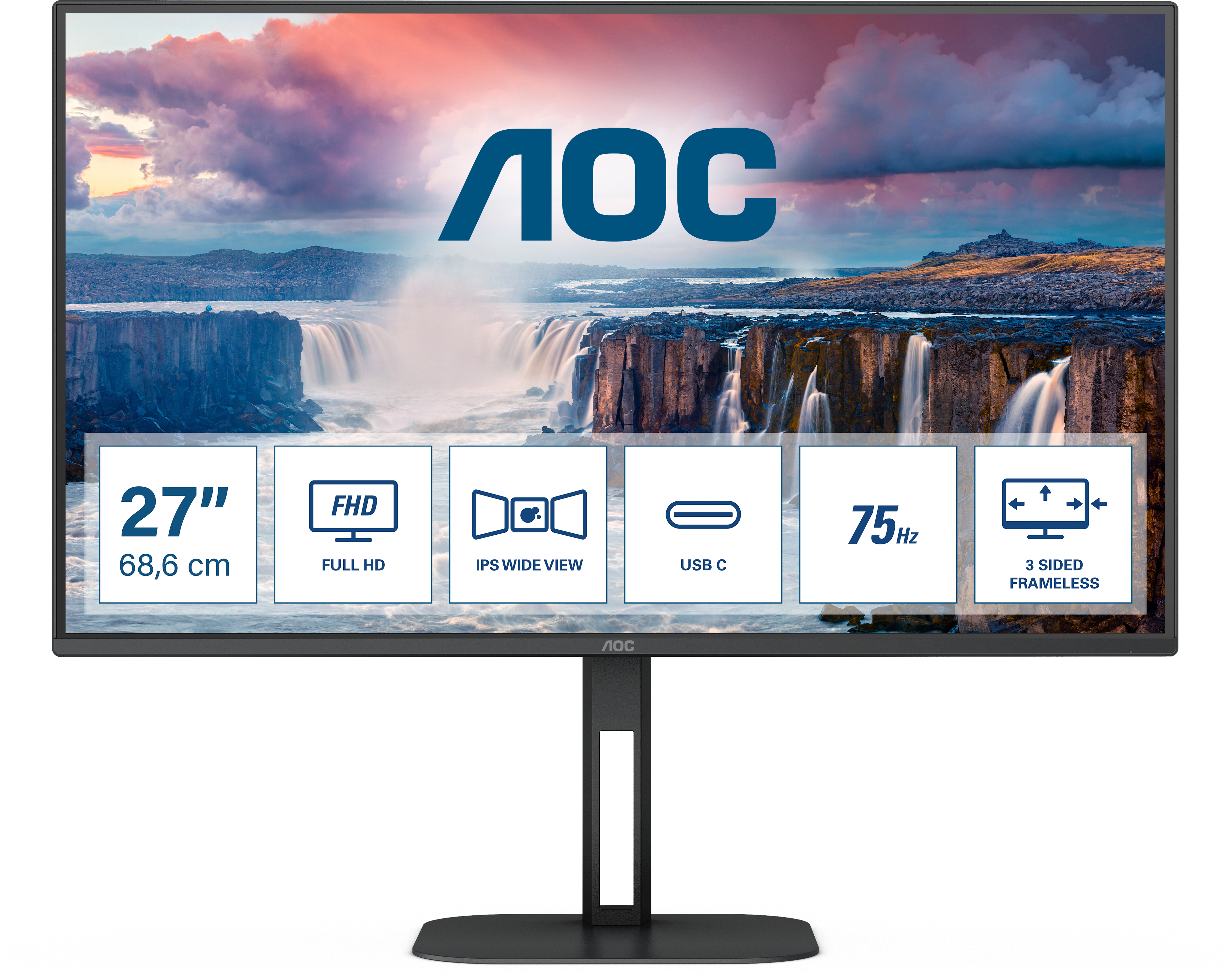 AOC V5 27V5CE 68,6 cm (27"") 1920 x 1080 Pixeles F