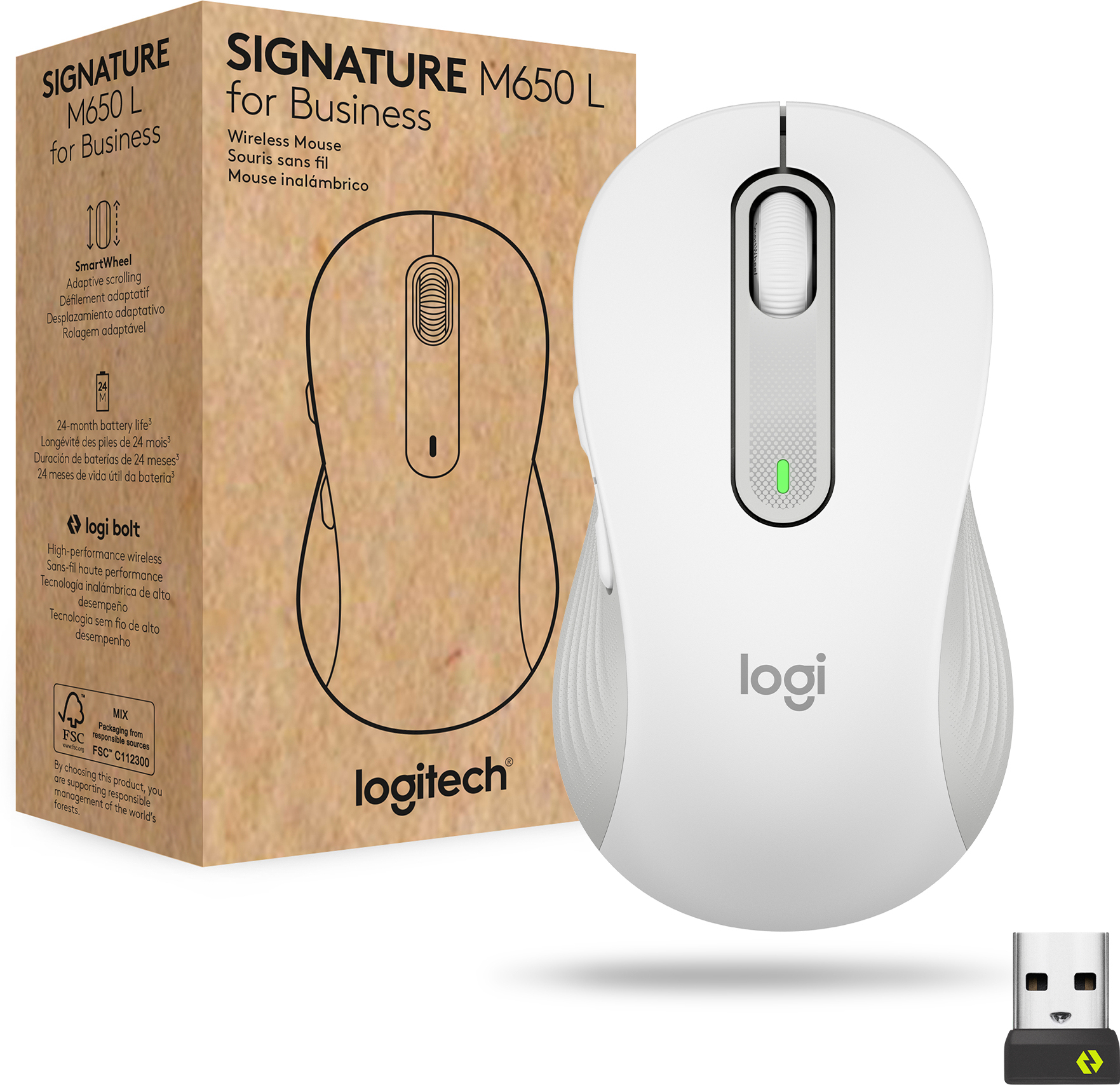 Logitech Logitech Signature M650 for Business ratón mano de