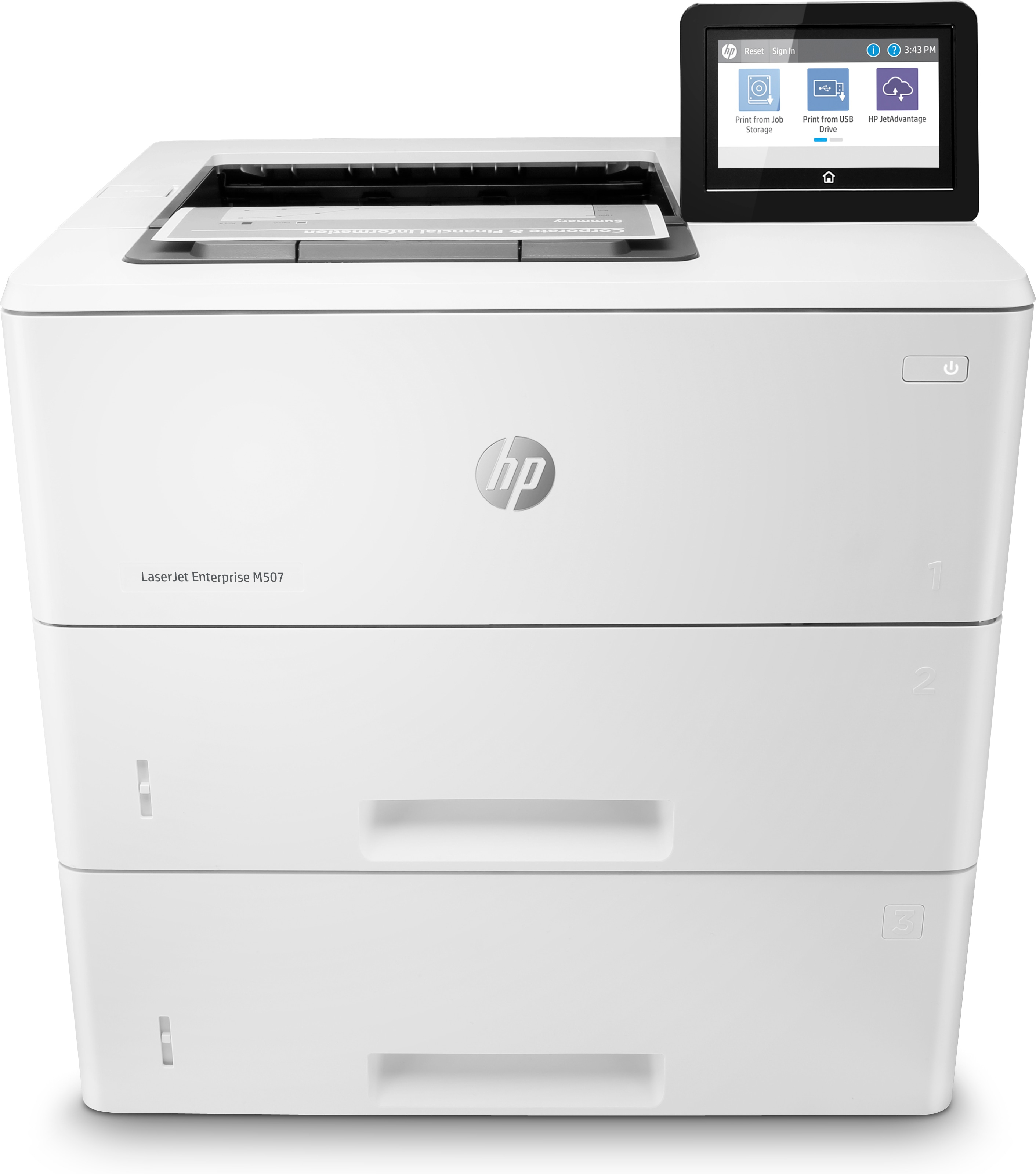 HP HP LaserJet Enterprise Impresora M507x, Estampado,