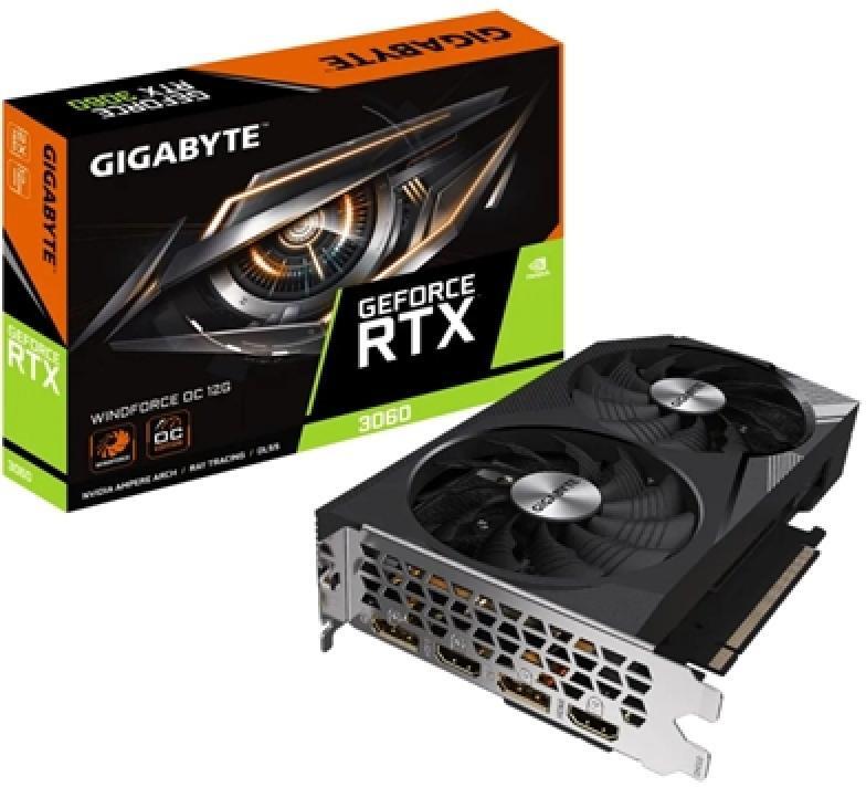 Gigabyte Tarjeta grafica gigabyte rtx 3060 windforce oc 12g