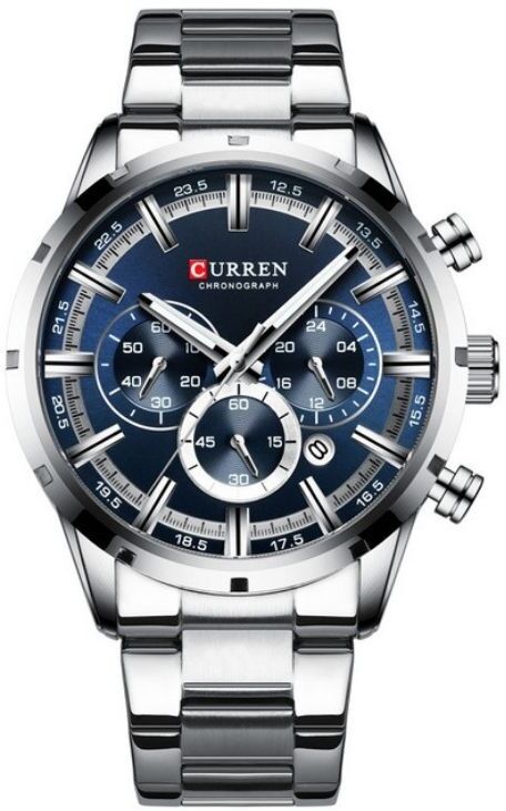 OEM Reloj CURREN 8355 - Plata / Azul