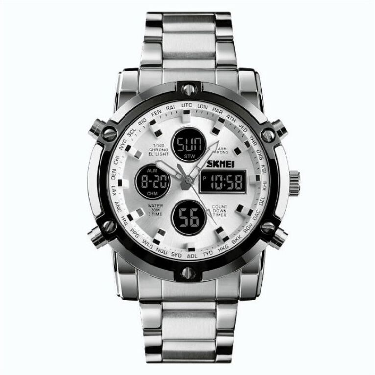 OEM Reloj SKMEI 1389 para hombre - Plateado