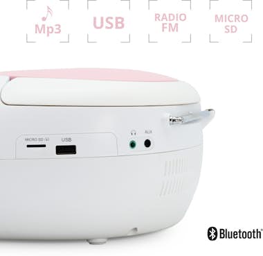 Metronic Radio Cd Bluetooth Rosa Eden 477185