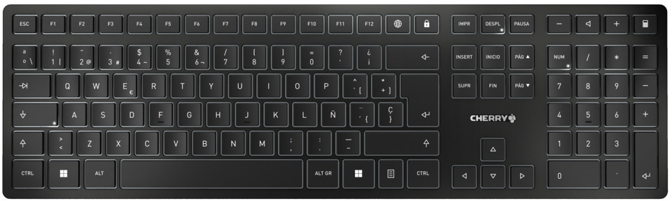 Cherry CHERRY KW 9100 SLIM teclado RF Wireless + Bluetoot