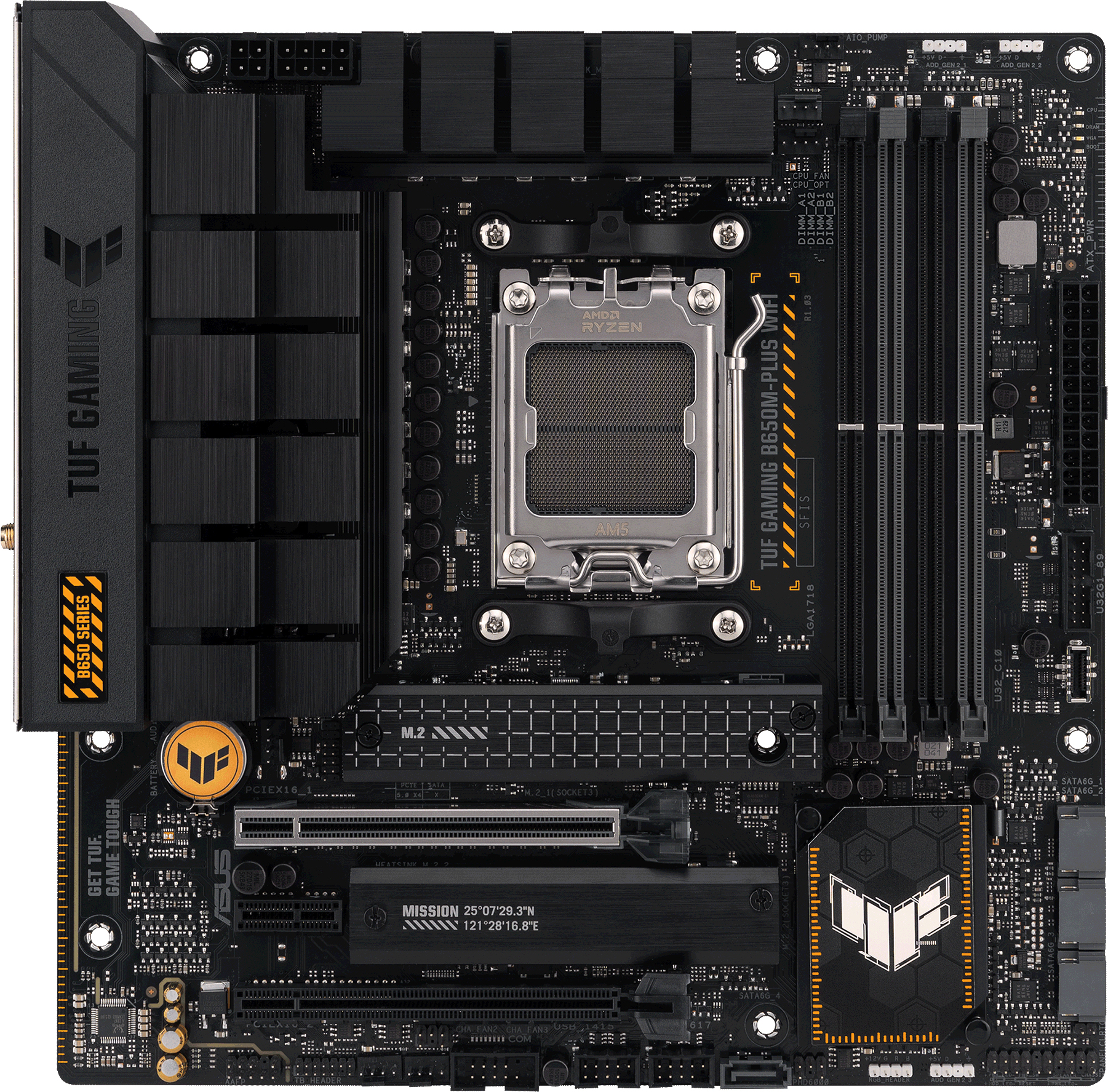 Asus ASUS TUF GAMING B650M-PLUS WIFI AMD B650 Zócalo AM