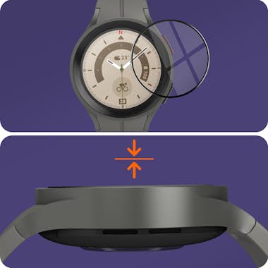 iMak Cristal Orgánico Galaxy Watch 5 Pro Protección Pan