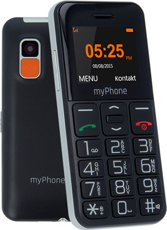 Myphone myPhone Halo Easy 4,32 cm (1.7"") 70 g Negro, Gris