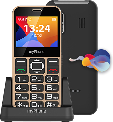 Myphone myPhone Halo 3 5,87 cm (2.31"") 86 g Negro, Oro Te