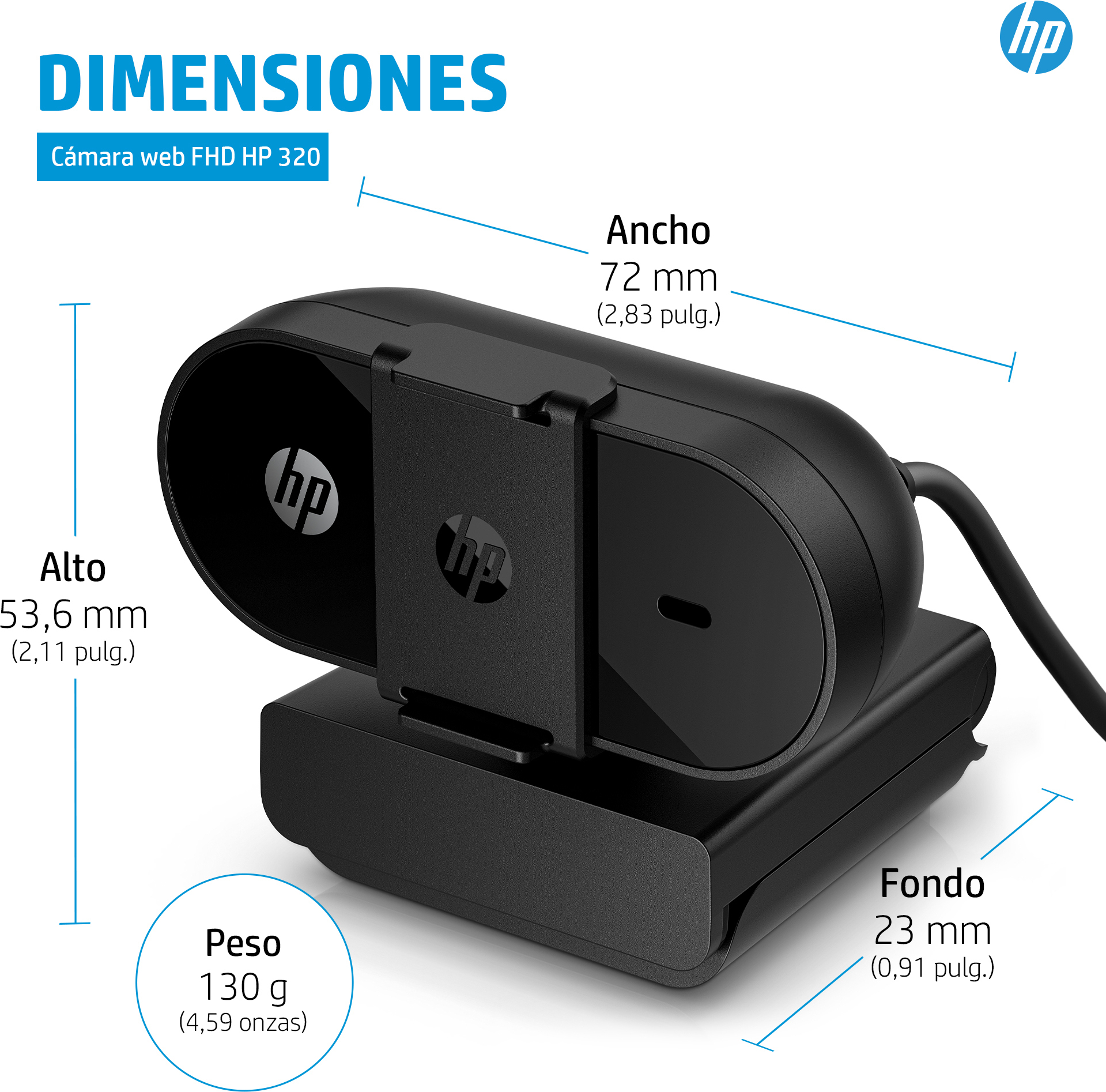 HP HP Cámara web 320 FHD