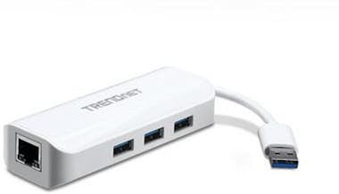 Trendnet TU3-ETGH3 hub de interfaz 5000 Mbit/s Blanco