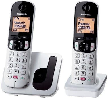 Panasonic Teléfono Inalámbrico KX-TGC252SPS/ Pack DUO/ Plata
