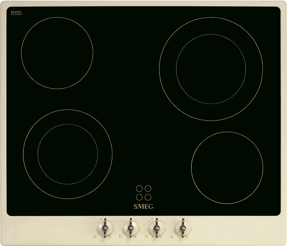 SMEG Smeg P864PO hobs Crema de color Integrado 60 cm Ce