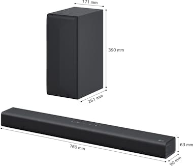 LG LG S60Q Negro 2.1 canales 300 W