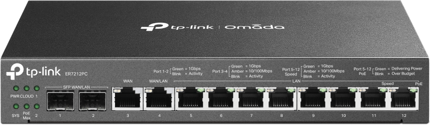 TP-Link TP-Link ER7212PC router Gigabit Ethernet Negro