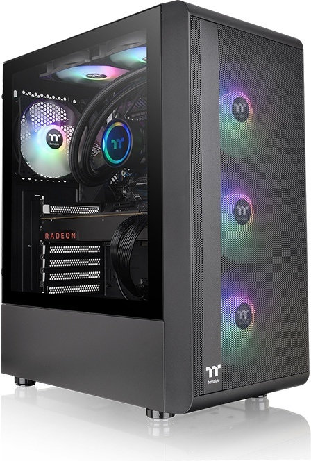 Thermaltake Thermaltake S200 TG ARGB Midi Tower Negro