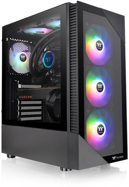 Thermaltake Thermaltake View 200 TG ARGB Midi Tower Negro