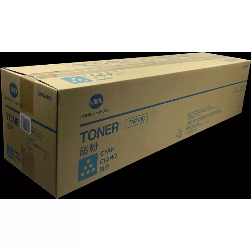 Konica Minolta TN713 Cyan Cartucho de Toner Original - TN713C/A9K