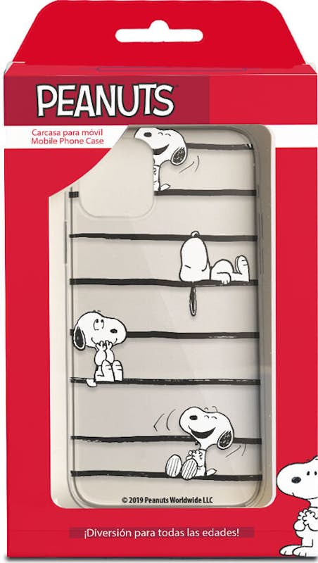 Funda para TCL 40 SE Oficial de Peanuts Snoopy rayas - Snoopy