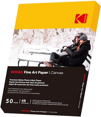 KODAK - 50 hojas de papel fotográfico 230g/m², mate, tam