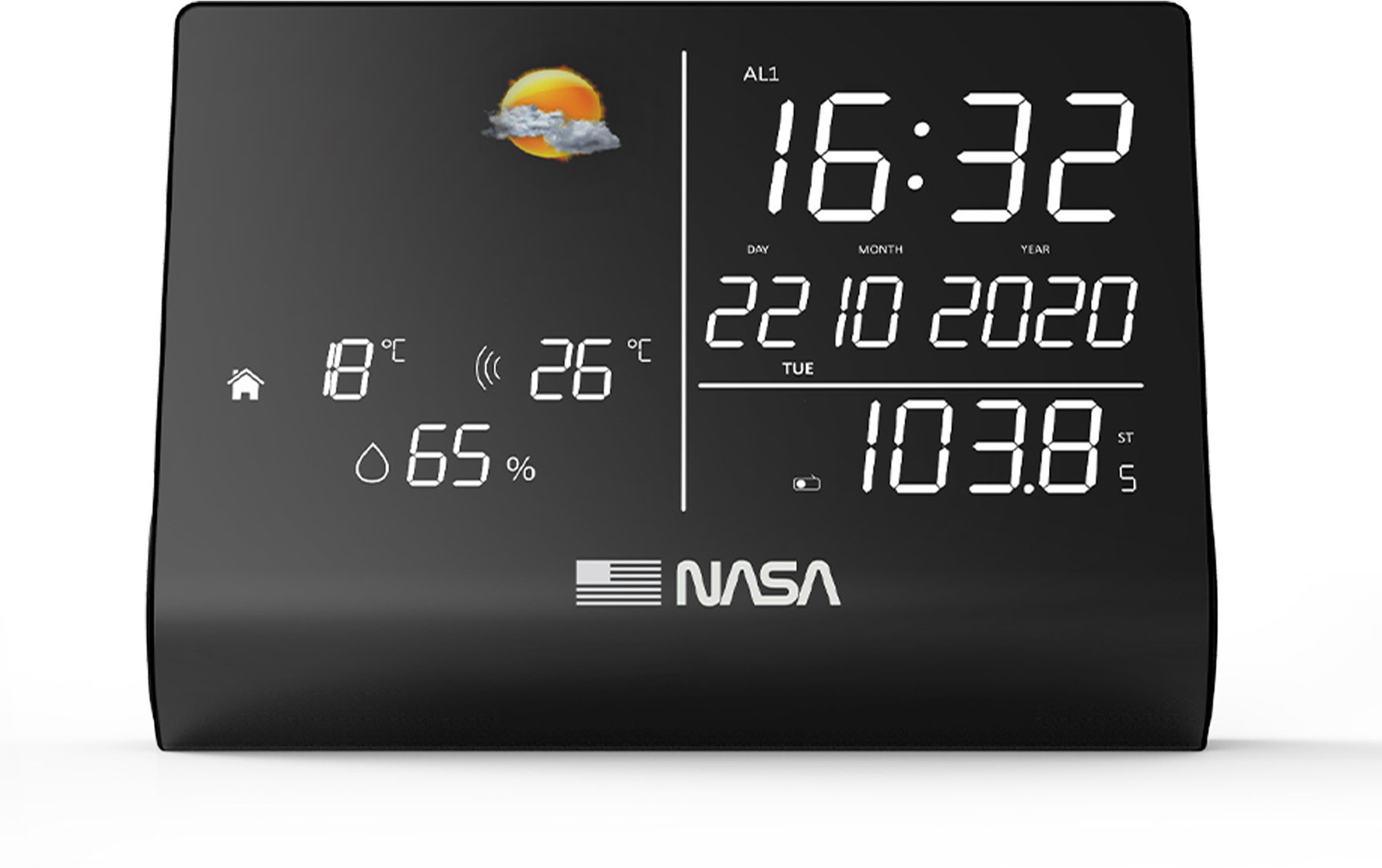 NASA - Station Météo - Enceinte Bluetooth WSP1300 Noire