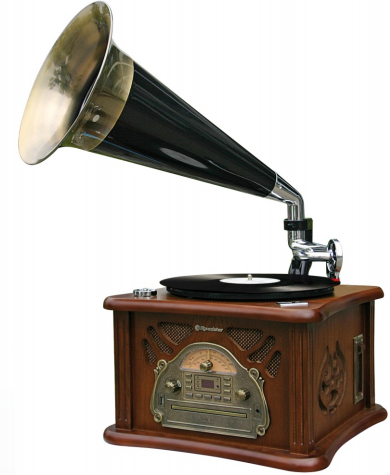 Roadstar HIF-1850TUMPK tocadisco Marrón