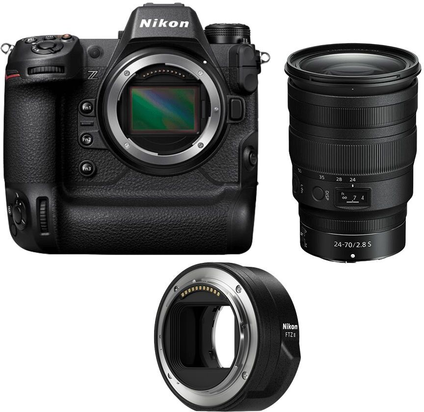 Nikon Cuerpo Z9+ Z 24-70mm f2.8 S NIKKOR+Adaptador de mo