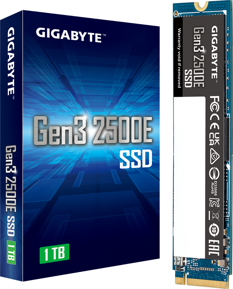 Gigabyte Gigabyte Gen3 2500E SSD 1TB M.2 1000 GB PCI Expres
